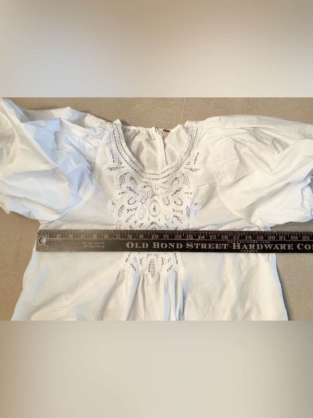 Free People Bardot Puff Sleeve Top - Picture 11 of 16